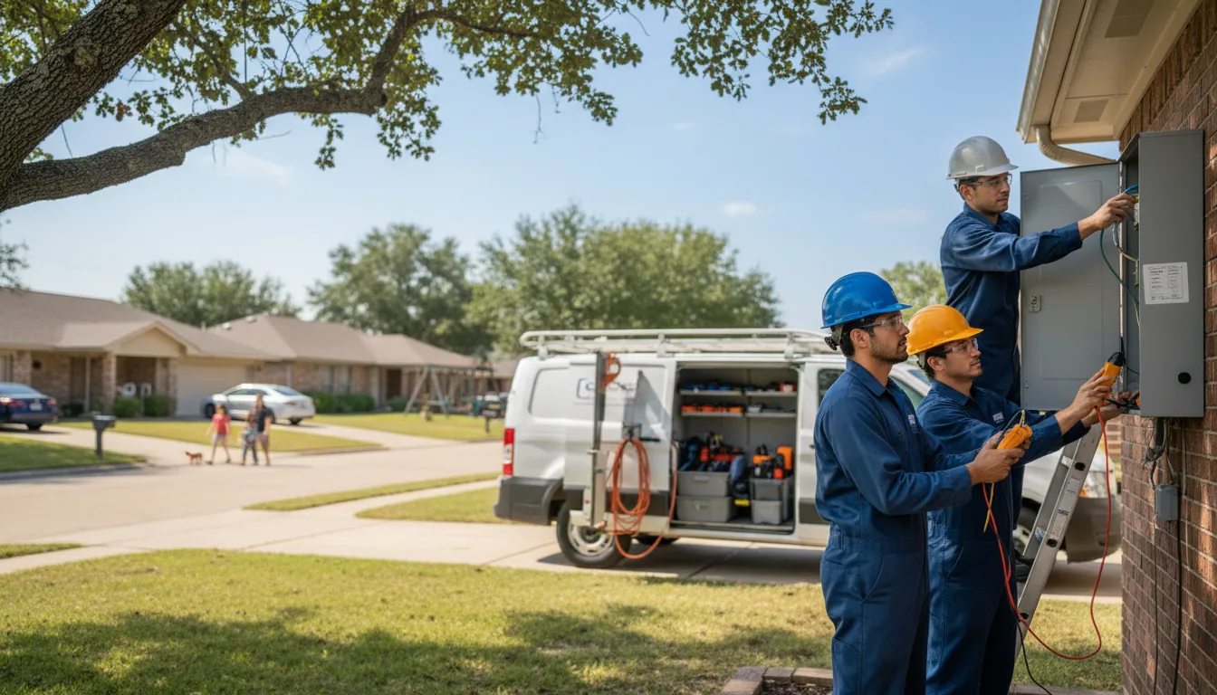 Certified electrician providing emergency electrical services in Reading, MI